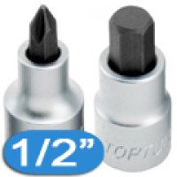 Головки с насадкой под квадрат 1/2" (12,7 мм)