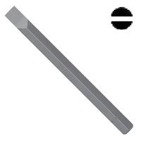 Насадка 5/16'' L80мм шлиц 10*1.6мм для ударной отвертки TOPTUL FSAD1010 Насадка 5/16'' L80мм шлиц 10*1.6мм для ударной отвертки TOPTUL FSAD1010