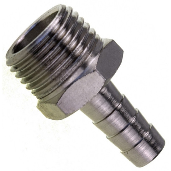 Переходник 1/2″ внешняя резьба на шланг 10мм AIRKRAFT SMH08-06