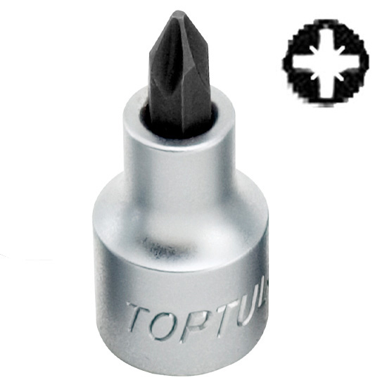 Головка з насадкою PZ1 37мм 1/4" TOPTUL BCBA08P1