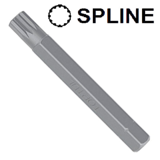 Насадка 10мм L-75мм Spline M8 TOPTUL FSFB1208