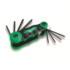 Набір складаний ключів TORX: T6-T25 (матеріал CRV-6150) TOPTUL AIFB0802