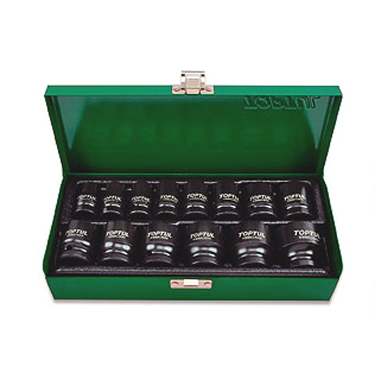 Набор головок ударных ДЮЙМОВЫХ 1/2" 3/8...1-1/4 14ед. TOPTUL GEAD1401