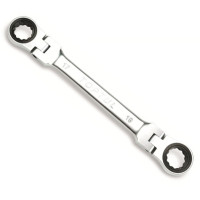 Ключ накидной 10х11мм с трещоткой и шарниром TOPTUL AOAE1011 Ключ накидной 10х11мм с трещоткой и шарниром TOPTUL AOAE1011