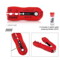 Съемник изоляции мультифункциональный d:0.2-0.8мм TOPTUL DIDA1430