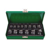 Набор головок ударных ДЮЙМОВЫХ 1/2" 3/8...1-1/4 14ед. TOPTUL GEAD1401