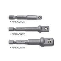 Набор переходников 1/4" под шуруповерт 3ед. (1/4", 3/8", 1/2") TOPTUL GAAR0301