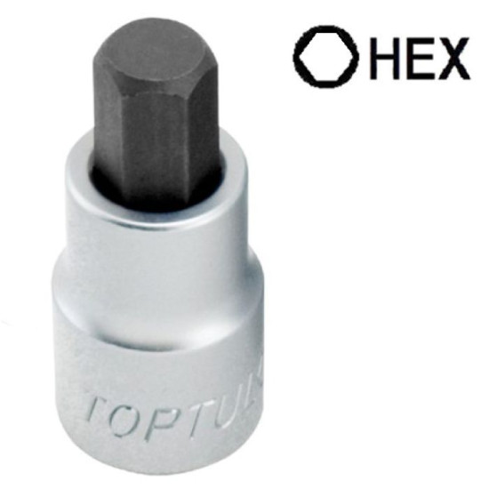 Головка с насадкой HEX 19мм L79мм 3/4" TOPTUL BCDA2419