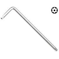 Ключ TORX Г-обр. T30 длинный с отверстием TOPTUL AIBE3017