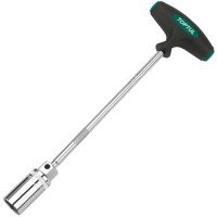 Т-обр магнитный свечной ключ 16мм L-350мм TOPTUL CTFB1635