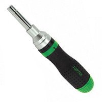 Трещоточная отвертка-битодержатель 1/4, 5/16, 7/16 TOPTUL FTED1421 Трещоточная отвертка-битодержатель 1/4, 5/16, 7/16 TOPTUL FTED1421