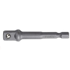 Переходник 1/4"х3/8" L65мм (6-гр. под шуруповерт Х квадрат) TOPTUL FPKA0812