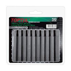 Набор бит 10мм L75мм T40 10ед. на блистере TOPTUL FSEB1240G