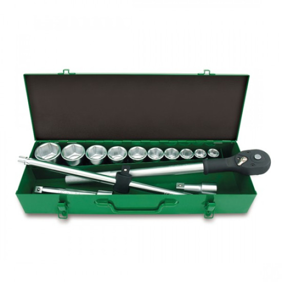 Набір інструменту 3/4" 14шт. (6-гр.) Metal case TOPTUL GCAD1405