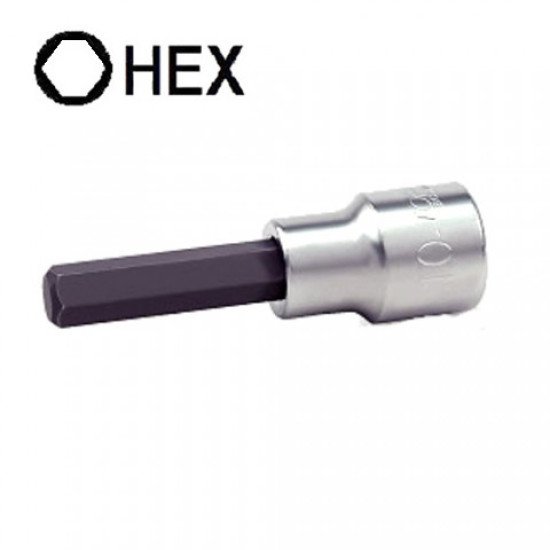 Головка с насадкой HEX 10 мм 80мм 1/2" TOPTUL BCWA1610