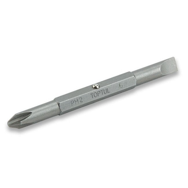 Насадка 1/4" двостороння PH1хSL5 L75мм TOPTUL FKAA0105