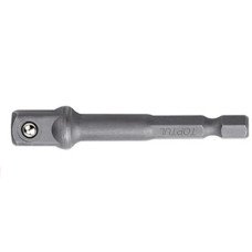 Переходник 1/4"х3/8" L65мм (6-гр. под шуруповерт Х квадрат) TOPTUL FPKA0812