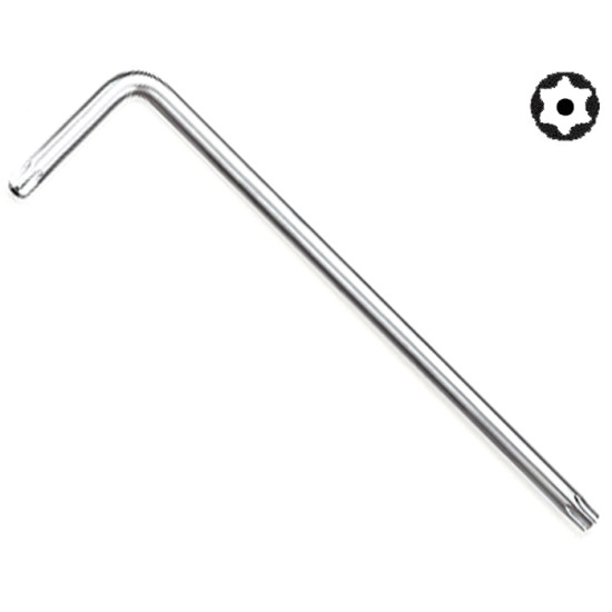 Ключ TORX Г-обр. T40 длинный с отверстием TOPTUL AIBE4018