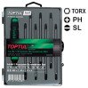 Набор отверток (T6-T25,PH,SL) 14 в 1 TOPTUL GAAW0804