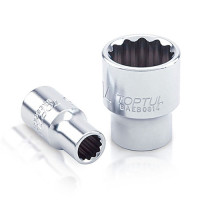 Головка торцевая 1/4" 4мм 12-гранная TOPTUL BAEB0804