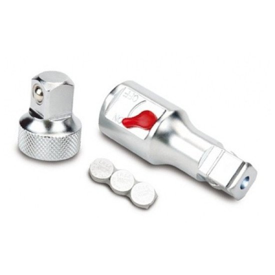Переходник-удлинитель 1/2"х1/2" с подсветкой + переходник TOPTUL GBAR0205