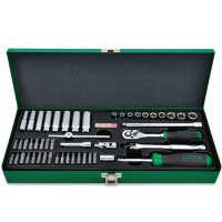 Набор инструмента 1/4" 50ед. (12-гранные длинные головки) TOPTUL GCAD5004