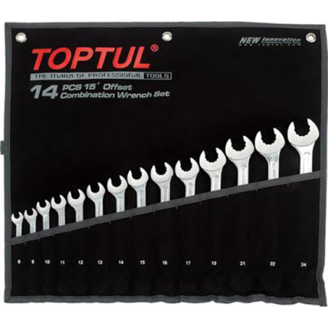 Набір ключів комбінованих 14 шт. 8-24 "Dynamic" TOPTUL GPAQ1402