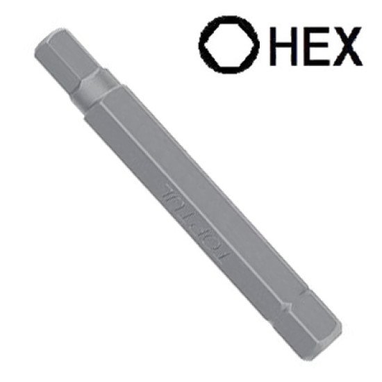 Насадка 10мм L-75мм HEX 5мм TOPTUL FSDB1205