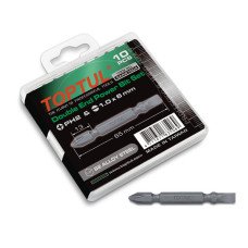 Набор бит 1/4" PH2хSL6 L65мм двухсторонних 10шт. TOPTUL GAAW1004
