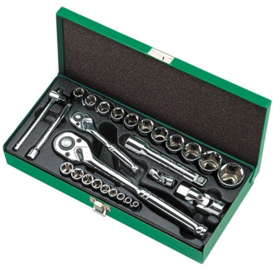 Набір інструменту 1/4" та 1/2" 28шт. TOPTUL GCAD2802