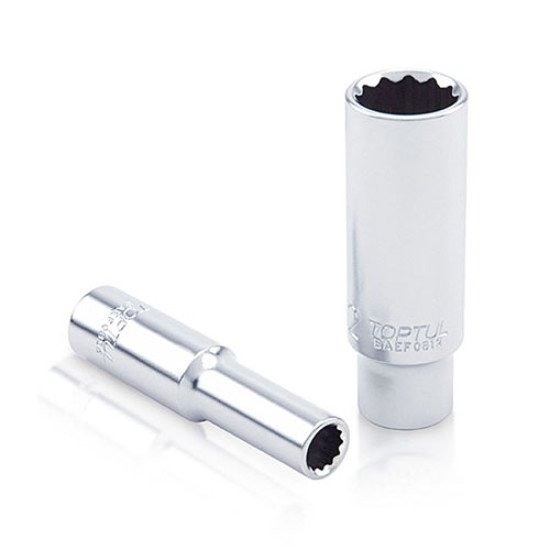 Головка торцевая длинная 1/4" 6мм 12-гранная TOPTUL BAEF0806