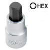 Головка с насадкой HEX 17 мм 55мм 1/2" TOPTUL BCDA1617