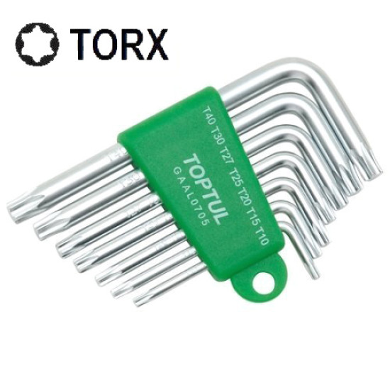 Набор TORX 7ед. T10-T40 TOPTUL GAAL0705