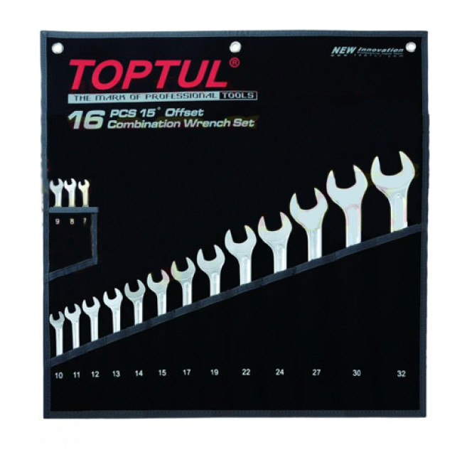 Набір ключів комбінованих 16 шт. 7-32 "Hi-Performance" TOPTUL GPAX1601