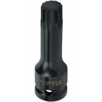 Головка ударная SPLINE M14 L77мм 1/2" TOPTUL KADB1614L