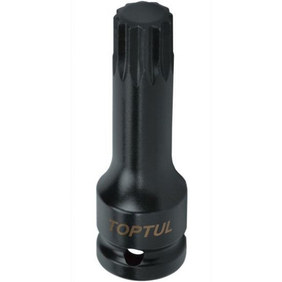 Головка ударна SPLINE М16 L77мм 1/2" TOPTUL KADB1616L