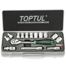 Набір інструменту 1/2" 15шт. (6-гр.) TOPTUL GCAD1502