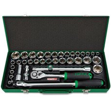 Набір інструменту 1/2" (дюйм + метр.) 38шт. TOPTUL GCAD3803