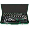 Набор инструмента 1/2" (дюймовые+метрические головы) 38ед. TOPTUL GCAD3803