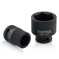Головка торцевая ударная 1/2" дюймовая 7/16" TOPTUL KBBA1614