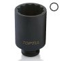Головка торцева ударна довга 1/2" 30мм 12-гр. TOPTUL KABJ1630
