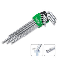 Набор TORX супердлинных с отверстием и шаром T10-T50 9ед. TOPTUL GAAL0928