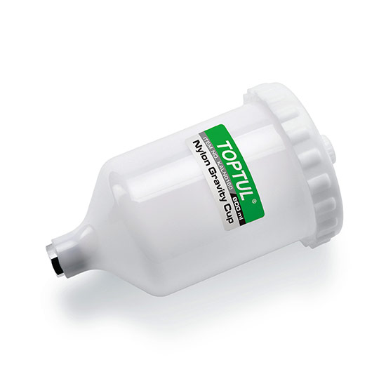 Бачок для краскопульта нейлоновый (внутренняя резьба M16*1.5) 600 мл TOPTUL KALN0160