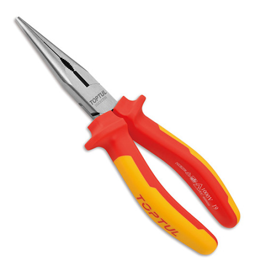 Плоскогубцы с удлиненными губками 6" 1000V VDE (chrome molybdenum) TOPTUL DGCB2206