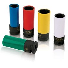 Головка ударная длинная 1/2" для шиномонтажа 13/16" TOPTUL KBBC1626