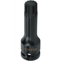 Головка ударная SPLINE M18 L77мм 1/2" TOPTUL KADB1618L