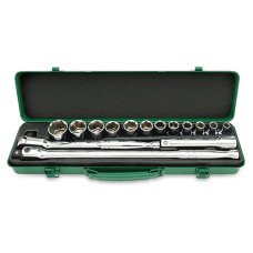 Набір інструменту 1/2" 15шт. (6pt) TOPTUL GCAD1508