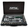 Набор инструмента 1/2" (дюймовые+метрические головы) 46ед. TOPTUL GCAD4601