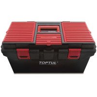Ящик для инструмента 4 секции (пластик) 556x278x270мм TOPTUL TBAE0401