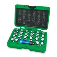 Набор головок для демонтажа секретных болтов VW 23ед TOPTUL JGAI2302 Набор головок для демонтажа секретных болтов VW 23ед TOPTUL JGAI2302